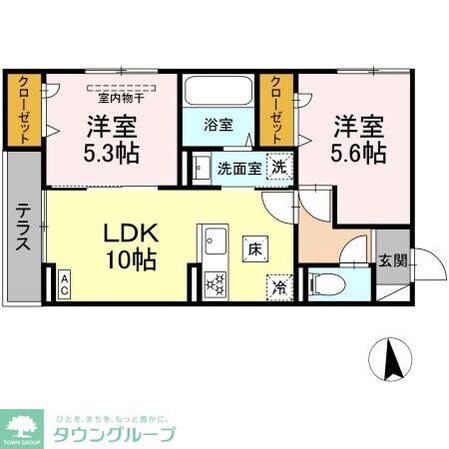 ベルメゾンVIIの物件間取画像